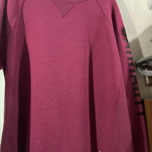 Carhartt Maroon Relaxed Fit Sweatshirt
